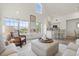 Bright and airy living room features a view and comfortable seating at 5711 Soldier Cir # 204, Sarasota, FL 34233
