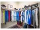 Walk-in closet with ample hanging space and organized storage solutions at 12917 42Nd W Ter, Cortez, FL 34215