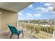 Scenic balcony view with chairs, overlooking canal and nearby houses at 559 Bahia Beach Blvd, Ruskin, FL 33570