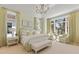 Serene bedroom featuring a large window, plush furnishings, and soft lighting, creating a relaxing retreat at 8501 Midnight Pass Rd, Sarasota, FL 34242