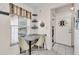 Cozy eat-in kitchen features a sunny window and tile flooring at 1817 Curry Ave # 57, Nokomis, FL 34275