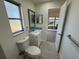 Bright half bathroom with updated vanity and fixtures at 3813 42Nd W St # 37, Bradenton, FL 34205