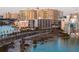 The city view showcases stunning skyline views, bay waters, and palm trees in this desirable location at 11 Sunset Dr # 406, Sarasota, FL 34236