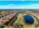 Panoramic aerial view of the community with lakes, golf course, and residential homes at 4745 Benito Ct, Lakewood Ranch, FL 34211