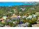 Aerial view of this home located in a tree-filled neighborhood, not far from the stunning bay area at 1746 Stapleton St, Sarasota, FL 34239
