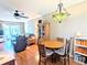 Open floor plan with a living room, dining area and balcony at 5918 Palm Ln # C33, Bradenton, FL 34207