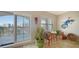 Charming breakfast nook with balcony access and beautiful water views at 505 S Orange Ave # 501, Sarasota, FL 34236