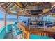 Unique outdoor bar area on the beach, ideal for entertaining guests with ocean views at 423 Bahia Beach Blvd, Ruskin, FL 33570