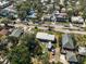 Expansive aerial shot showing the neighborhood with tree-lined streets and well-maintained homes at 2302 8Th W Ave, Bradenton, FL 34205