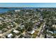 Aerial view of the property in a neighborhood near the water with city views at 2302 8Th W Ave, Bradenton, FL 34205