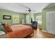 Another view of the primary bedroom showing the windows and seating at 2302 8Th W Ave, Bradenton, FL 34205