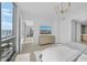 Bedroom featuring a cityscape view and an open floor plan at 301 Quay Commons # 1106, Sarasota, FL 34236