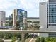 Amazing condo view overlooking the cityscape, bay, and marina from a private balcony at 301 Quay Commons # 1106, Sarasota, FL 34236