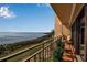 Balcony view showcasing beautiful water views with potted plants along the railing at 6430 Sun Eagle Ln # 201, Bradenton, FL 34210