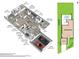 Detailed floor plan of home with dimensions, layout of rooms, garage, and backyard pool at 1364 Berkshire Ct, Venice, FL 34292