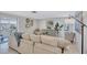 Inviting living room featuring neutral tones, stylish decor, and comfortable seating arrangement at 2321 Terry Ln, Sarasota, FL 34231