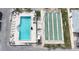 Community pool and shuffleboard courts offer recreational opportunities in a well-maintained neighborhood at 2601 Gulf N Dr # 427, Bradenton Beach, FL 34217