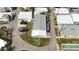 Aerial view showcasing the home's location within a well-organized community with easy street access at 2601 Gulf N Dr # 427, Bradenton Beach, FL 34217