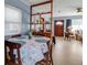 Open floor plan offers a seamless transition from the dining to the living area at 5808 13Th Street E Ct, Bradenton, FL 34203