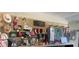Golf apparel and accessories are displayed neatly in the golf club's retail space at 609 Foxworth Ln, Holmes Beach, FL 34217