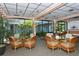 Inviting lounge area with comfortable seating, lush plants, and tranquil atmosphere at 4320 Falmouth Dr # 301, Longboat Key, FL 34228