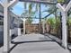 Outdoor deck area with a partial view and sunshade at 651 Fox St, Longboat Key, FL 34228