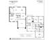 Detailed floor plan showcasing the layout of a spacious two-story home with multiple bedrooms, bathrooms, and a two-car garage at 14318 Fissore Blvd, Wimauma, FL 33598