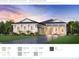 Exterior details highlighting designer colors and features with a well-manicured lawn and blue sky at 17915 Palmiste Dr, Bradenton, FL 34202
