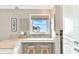 Bright desk nook with granite countertops and a serene water view at 4722 Independence Dr, Bradenton, FL 34210
