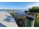 Waterfront dock featuring boatlift at 9464 St Marys Ct, Port Charlotte, FL 33981