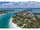 Exclusive community with luxury beachfront homes and stunning turquoise waterways, offering scenic views at 1067 Westway Dr, Sarasota, FL 34236