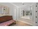 Bright hallway featuring classic architectural moldings, neutral decor, and an inviting entrance at 1067 Westway Dr, Sarasota, FL 34236