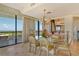 Bright dining area with beautiful views at 435 L Ambiance Dr # L807, Longboat Key, FL 34228
