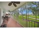 Enjoy the outdoors on this screened patio with views of the green and golf course at 6524 Fairway Gardens Dr # 6524, Bradenton, FL 34203