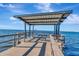 Community pier offering stunning waterfront views and a relaxing seating area for residents to enjoy at 1206 2Nd E Ave, Bradenton, FL 34208