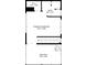 Detailed floor plan of the second floor Primary suite, walk in closet, bathroom, and balcony at 2211 Avenue C, Bradenton Beach, FL 34217