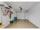 Spacious garage with white walls and a concrete floor at 3708 Chinaberry Rd, Bradenton, FL 34208