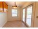 Cozy dining nook with access to a patio or backyard at 3739 Kingston Blvd, Sarasota, FL 34238