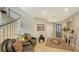 Inviting home foyer with spiral staircase and stylish decor at 4473 Gulf Of Mexico Dr, Longboat Key, FL 34228