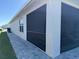 Long view of a screened-in back patio at 2556 Averland Loop, North Port, FL 34287