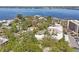 Picturesque aerial view of a waterfront community with lush greenery and serene water views at 210 N 17Th W St # 12, Bradenton, FL 34205