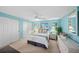 Comfortable bedroom with double bed at 364 El Greco Dr, Osprey, FL 34229