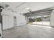 Large garage with door and ample storage at 4528 Fern Dr, Bradenton, FL 34208