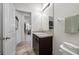 Bathroom vanity with lots of counter space at 5821 Hevena Ct, Palmetto, FL 34221