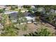 Birds eye view of this home with fenced in yard and enclosed patio at 6705 20Th W Ave, Bradenton, FL 34209