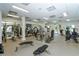 Well-equipped gym with modern weightlifting and cardio machines for a complete fitness experience at 14733 Como Cir, Lakewood Ranch, FL 34202