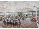 Open restaurant space featuring floor to ceiling windows with gorgeous outdoor views at 4410 Murfield E Dr, Bradenton, FL 34203