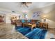 A cozy living room with an ocean view, comfortable seating, and stylish décor at 900 Gulf Blvd # 805, Indian Rocks Beach, FL 33785