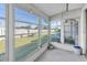 Enclosed lanai offering extra living space with views of the backyard at 3403 36Th W St # 109, Bradenton, FL 34205