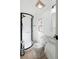 Modern bathroom with walk-in shower, sleek fixtures, and a well-lit vanity area at 3951 Palau Dr, Sarasota, FL 34241